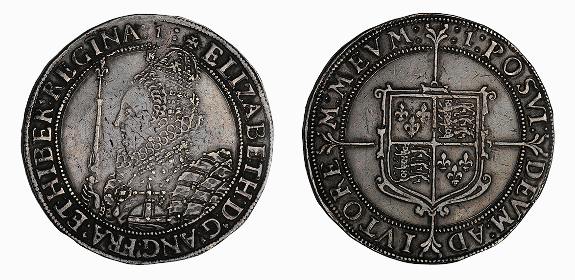Elizabeth I, Crown, 1601-2