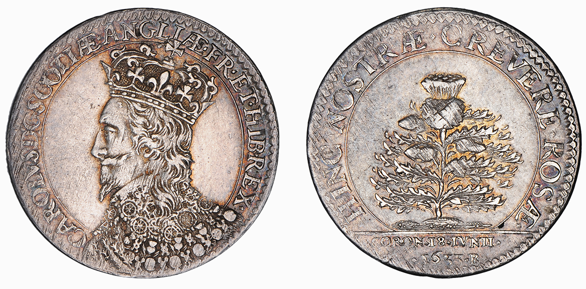 Charles I, Scottish Coronation Medal, 1633