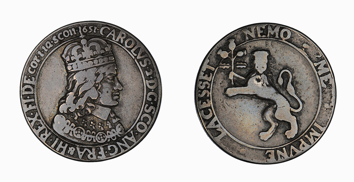Charles II, Coronation at Scone Palace Medal, 1651