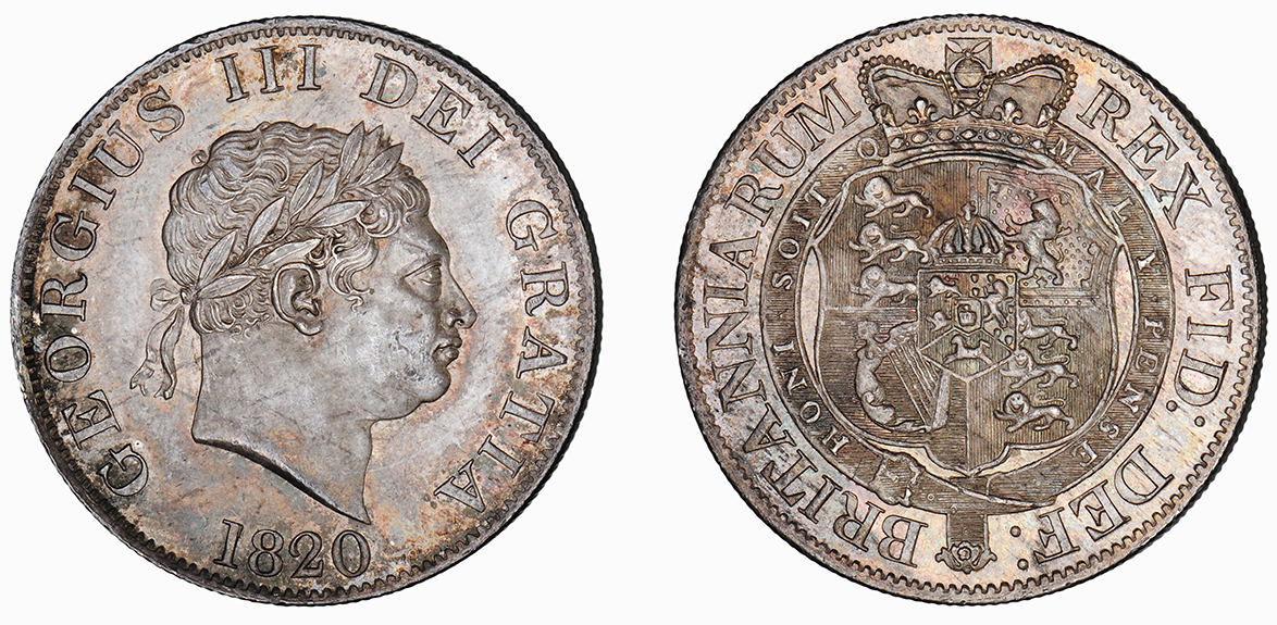 George III, Halfcrown, 1820