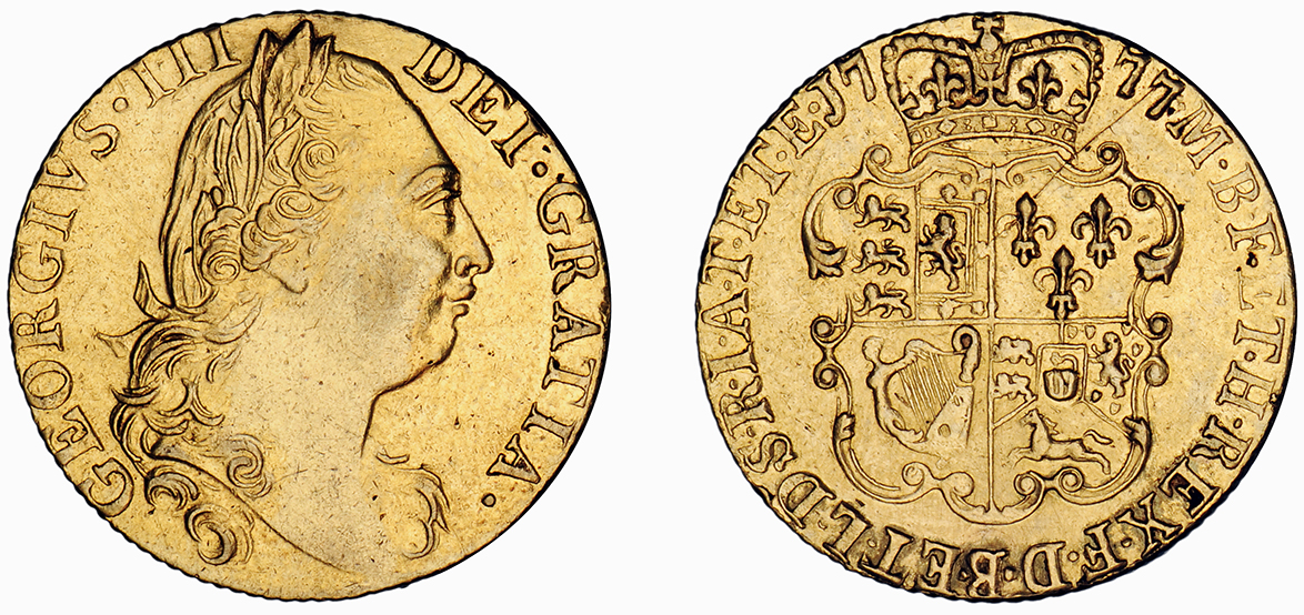 George III, Guinea, 1777