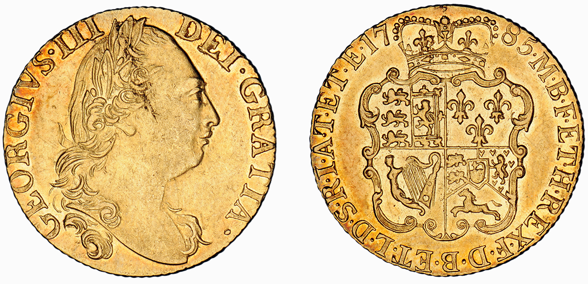 George III, Guinea, 1785
