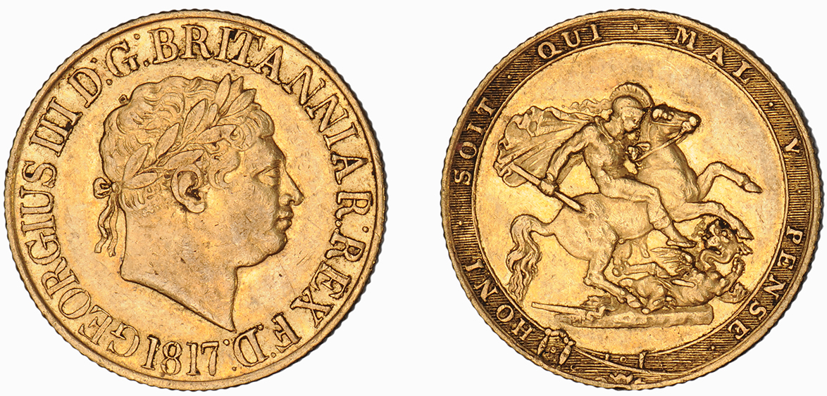 George III, Sovereign, 1817