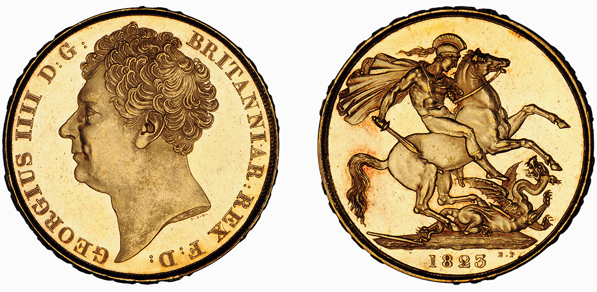 George IV, Two Pounds, 1823