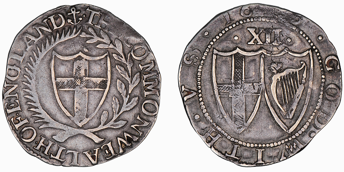 Commonwealth, Shilling, 1658