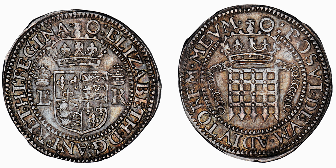 Elizabeth I, Testern, 1600-01
