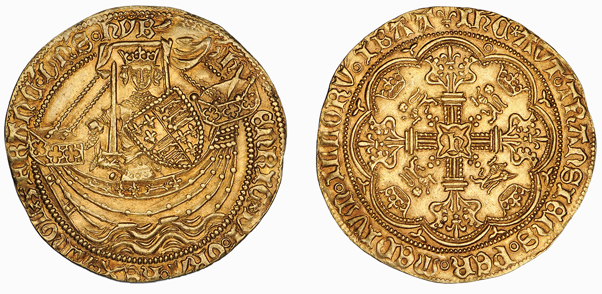 Henry V/ Henry VI mule, Noble, 1422-c.1430