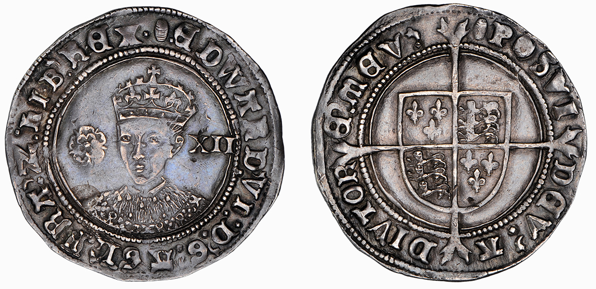 Edward VI, Shilling, 1551-3