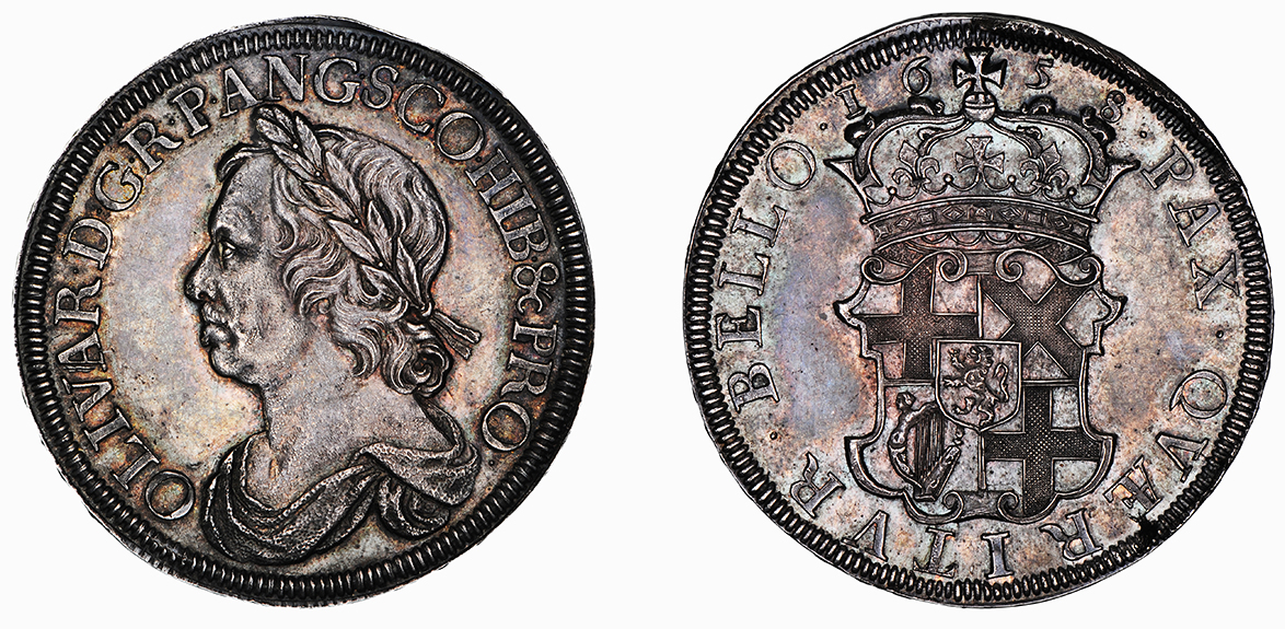 Commonwealth, Crown, Tanner's Copy (struck 1738) dated 1658