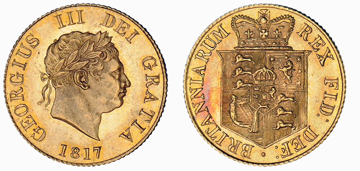 George III, Half-Sovereign, 1817