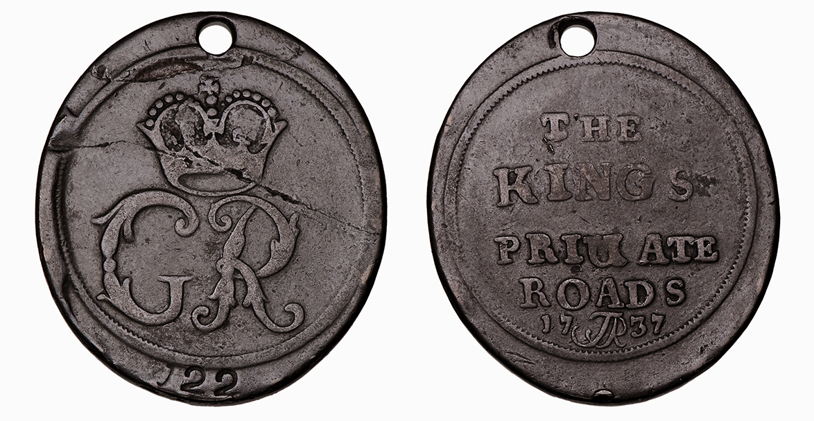 George II, King's Private Road Pass, 1737