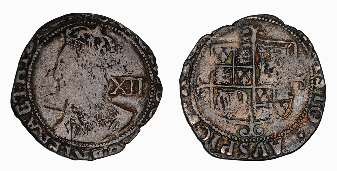 Charles I, Shilling, 1628-9