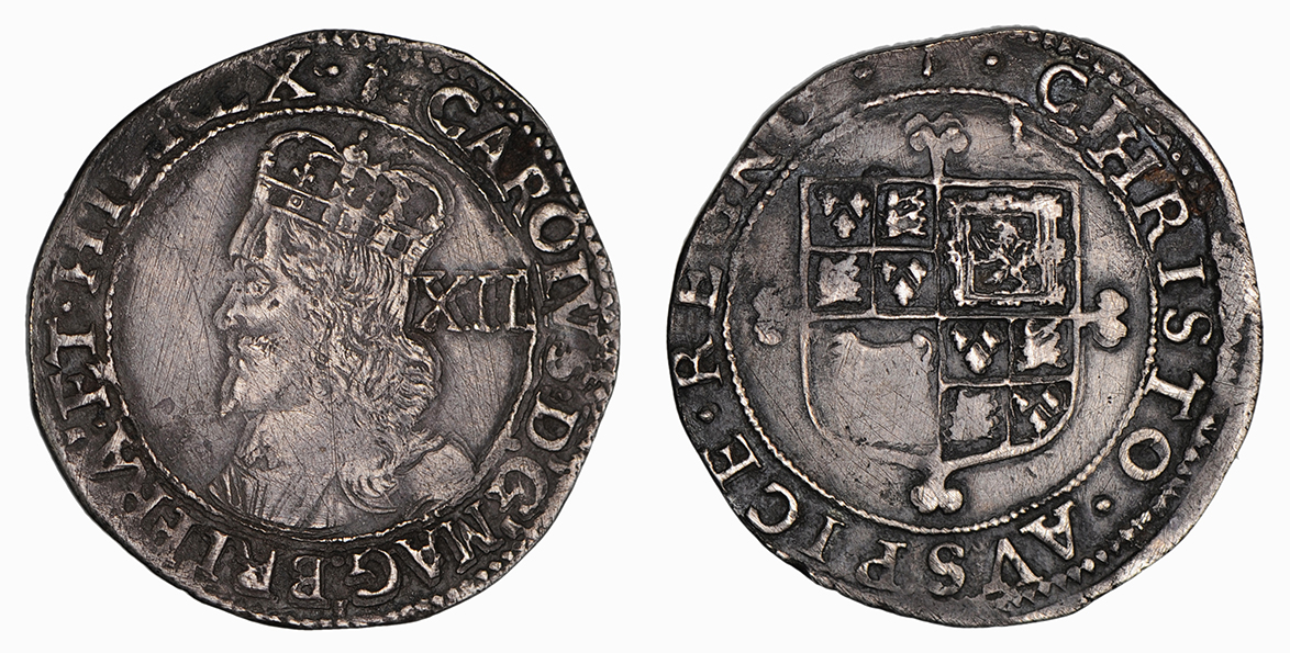 Charles I, Shilling, 1646-8