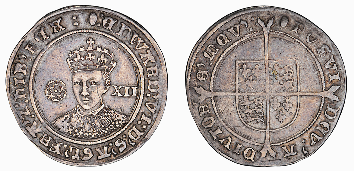 Edward VI, Shilling, fine silver issue, 1551-3