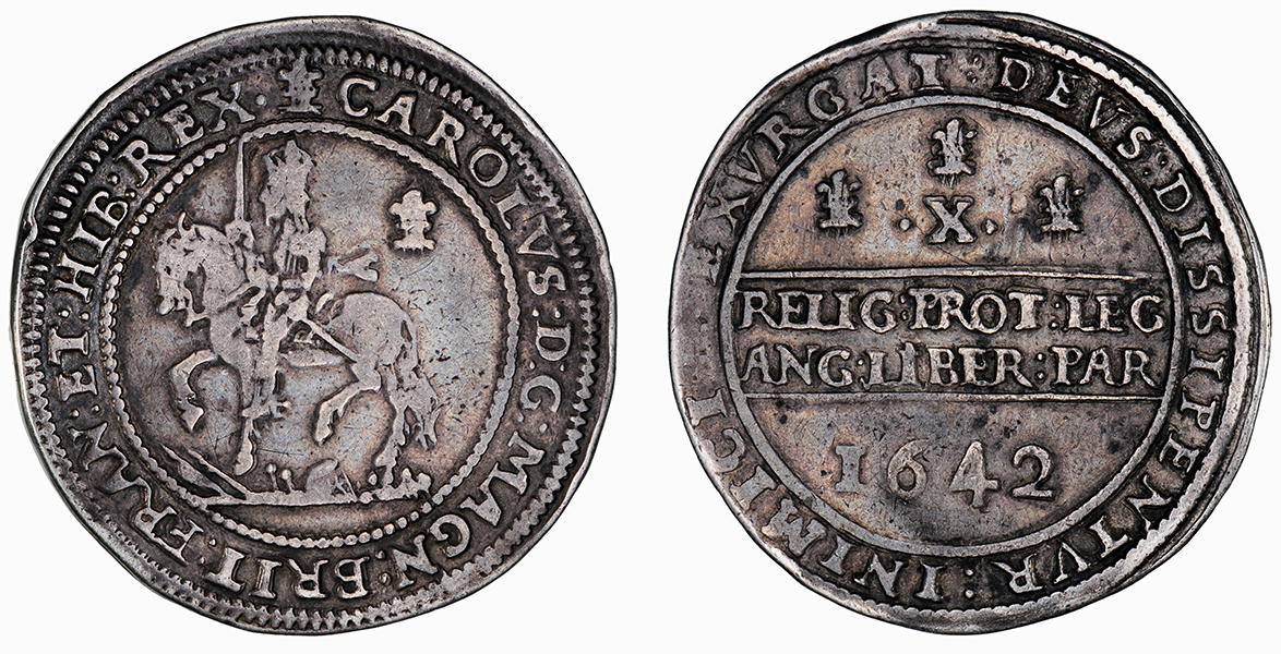 Charles I, Halfpound, 1642
