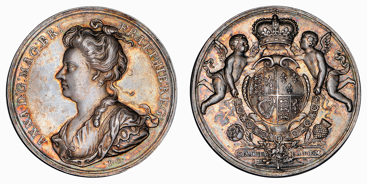 Anne, Union of England and Scotland Medal, 1707