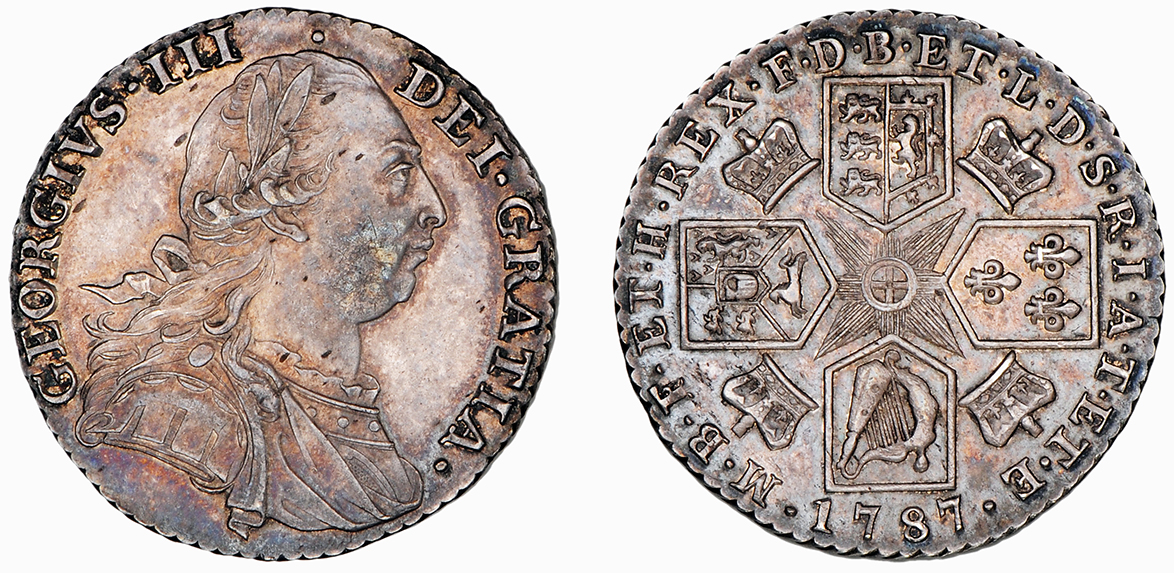George III, Shilling, 1787