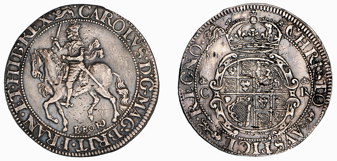 Charles I, Halfcrown, 1643-44