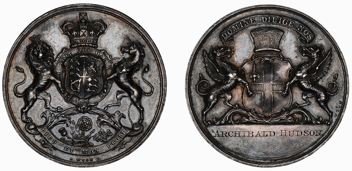 Victoria, London Broker's Medal, 1837-86