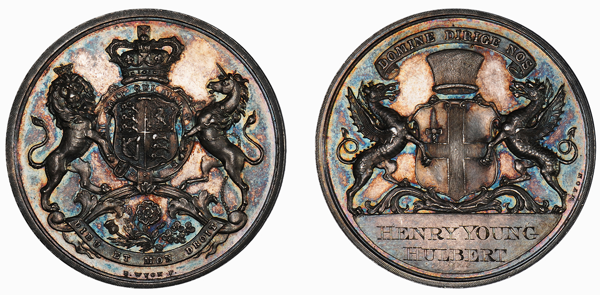 Victoria, London Broker's Medal, c.1837-86