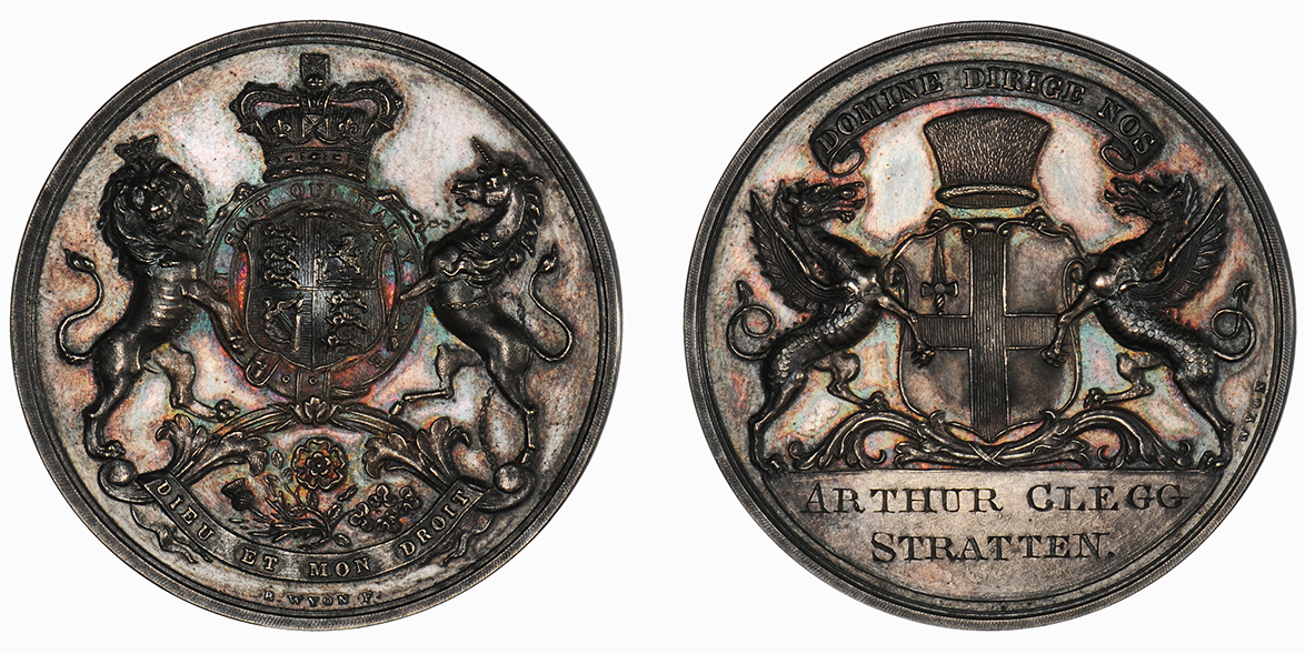 Victoria, London Broker's Medal, c.1837-86